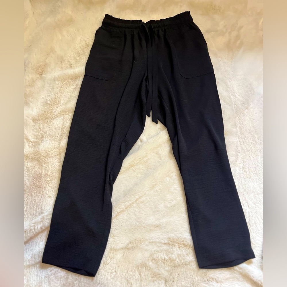 Black business pants or slacks, softer feel